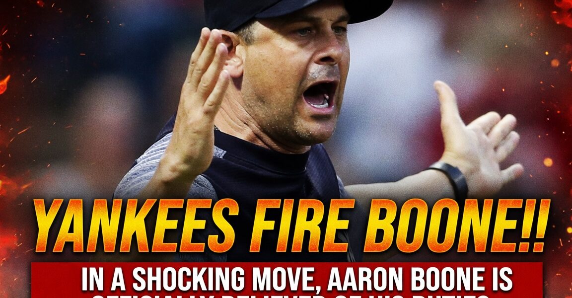 Yankees FIRE Aaron Boone in SHOCKING