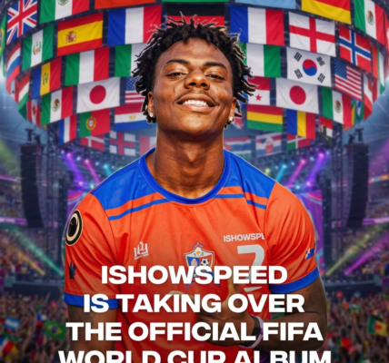 IShowSpeed’s “Champions” Officially Added to FIFA World Cup 2026 Album