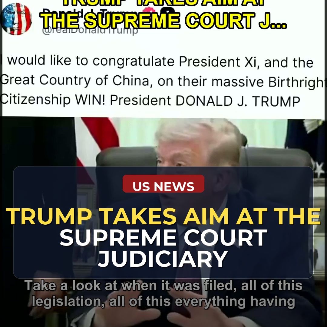 President Trump Criticizes Supreme Court Ruling on Birthright Citizenship; Urges Congress to Intervene in Controversial Decision