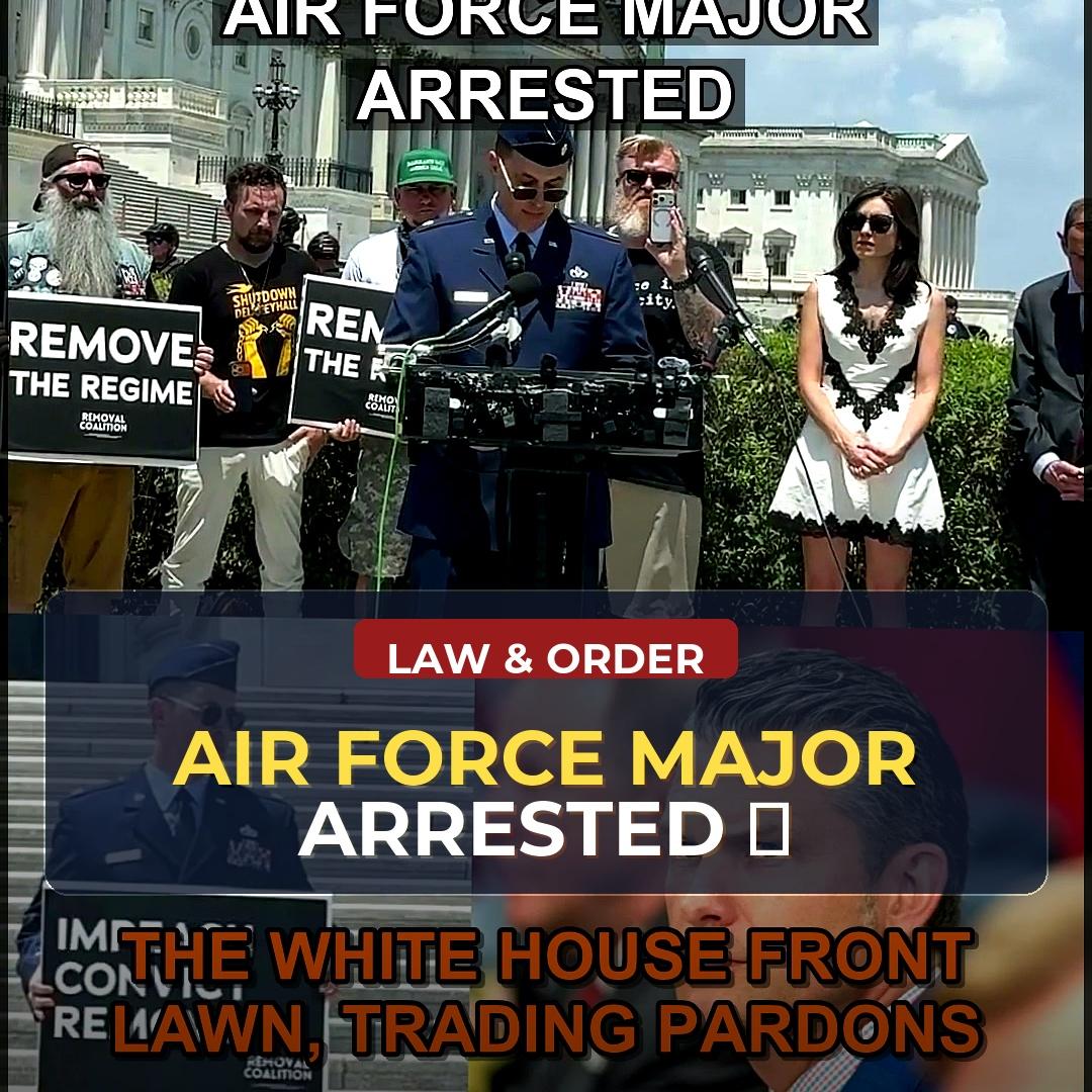 Air Force Major Jason Watson's Public Call for Trump's Removal Sparks Heated Debate Over Military Intervention in Politics