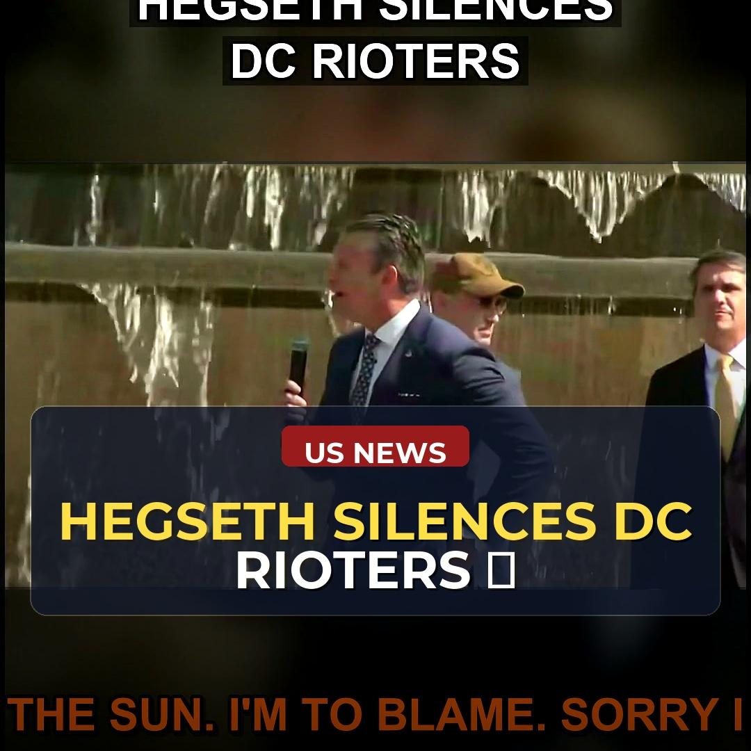 Pete Hegseth Just Destroyed The Libtard Protestors Disrupting The National Guard Honor Ceremony At Meridian