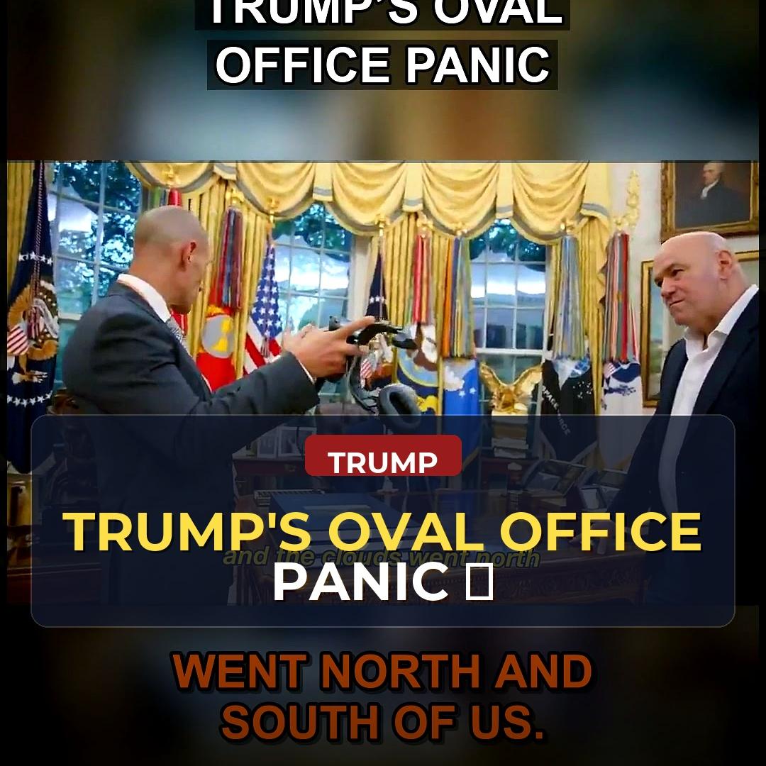 First Look At The Hectic Moments Inside The Oval Office Just Before The Ufc White