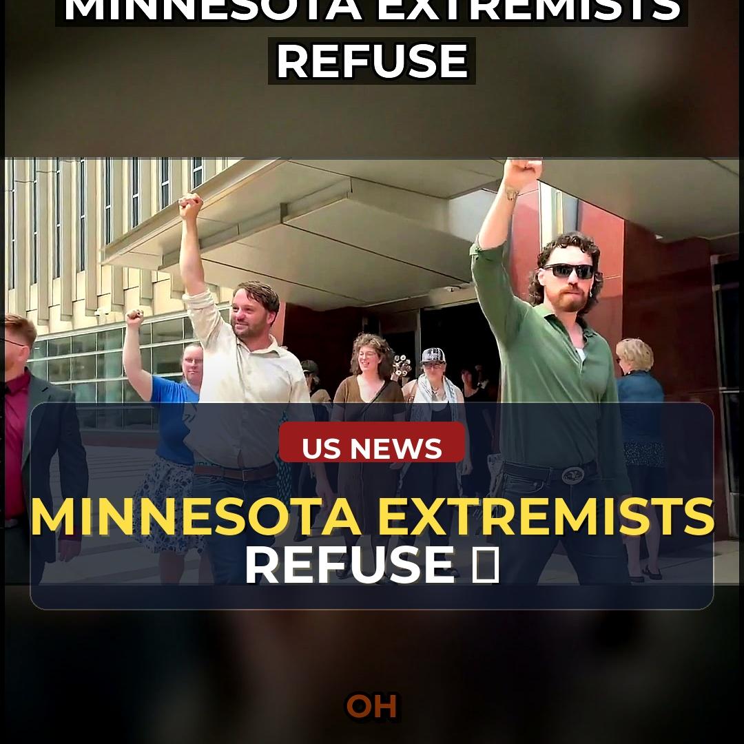 The 15 Radical Left Terrorists From Minnesota Left The Courthouse Making The Communist Fist Gesture