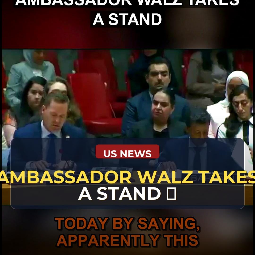US Representative Waltz Defies Iranian Ambassador at UN - The Exchange That Left the Audience Speechless