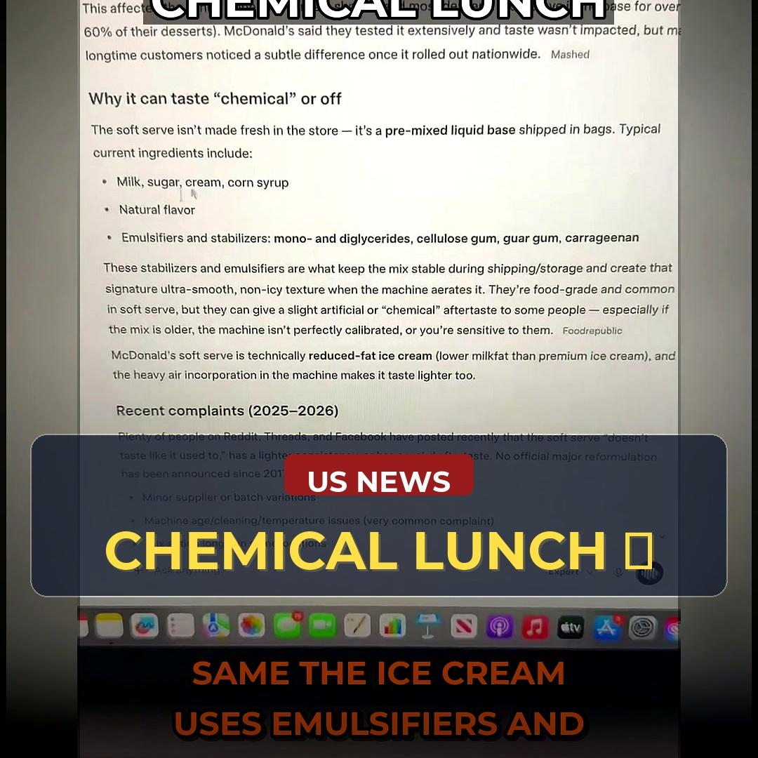 Many People Are Reporting They Mcdonalds Ice Cream Tastes Off This Woman Bought 4 Of