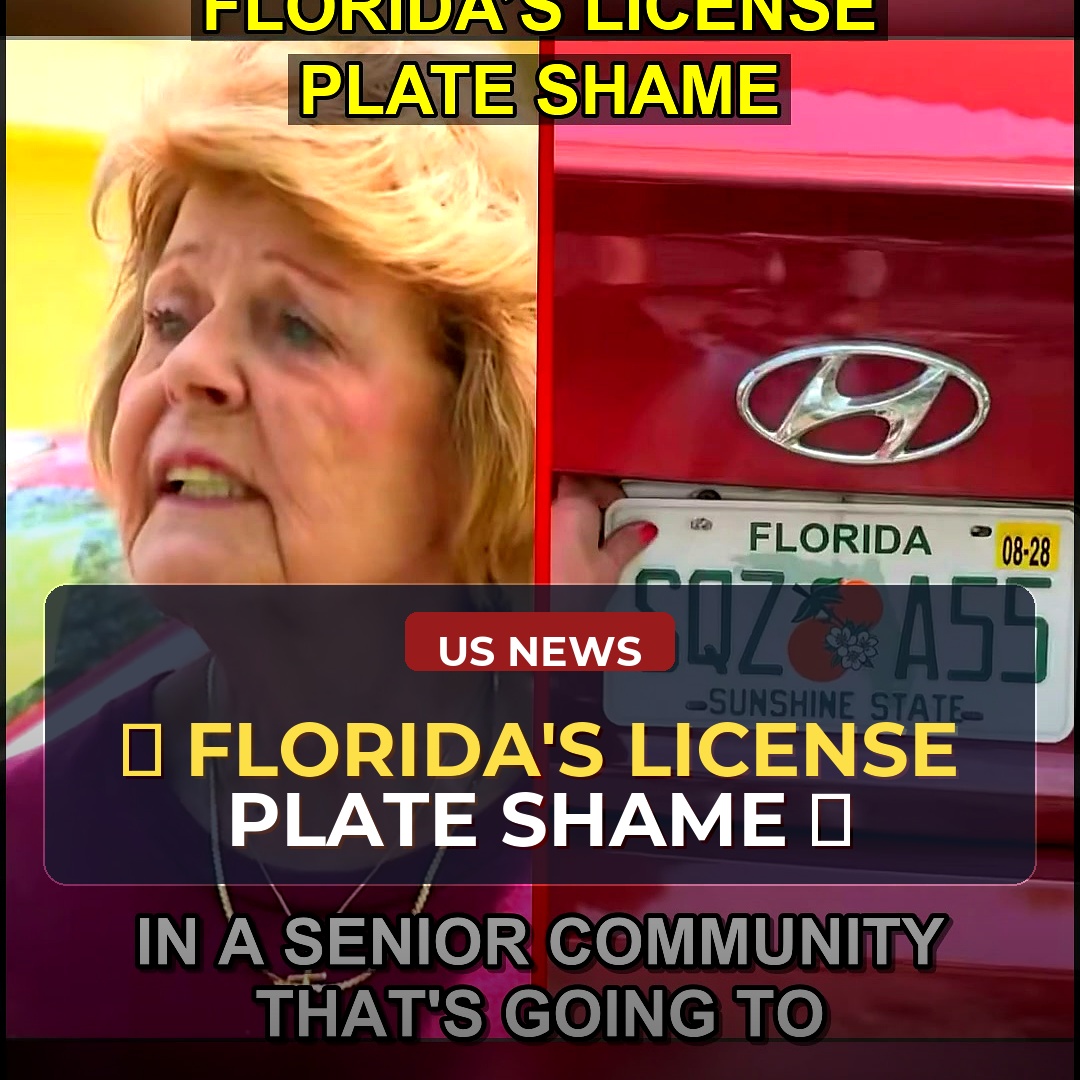 Florida State Error Sends 77-Year-Old Woman Racy License Plate Number: 'Squeeze Ass' Message Raises Concerns About Driver's License Issuance Process