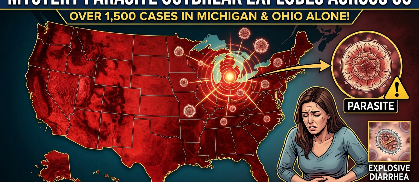 Mystery Parasite Outbreak Explodes Across US: Over 1,500 Cases Reported in Michigan and Ohio Alone