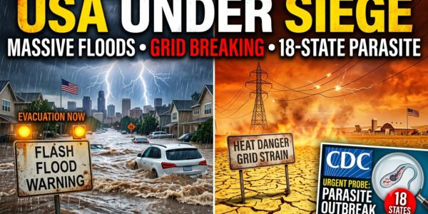 US Under Siege: 60 Million Braced for Catastrophic Floods While CDC Races to Contain Severe 18-State Parasite Outbreak