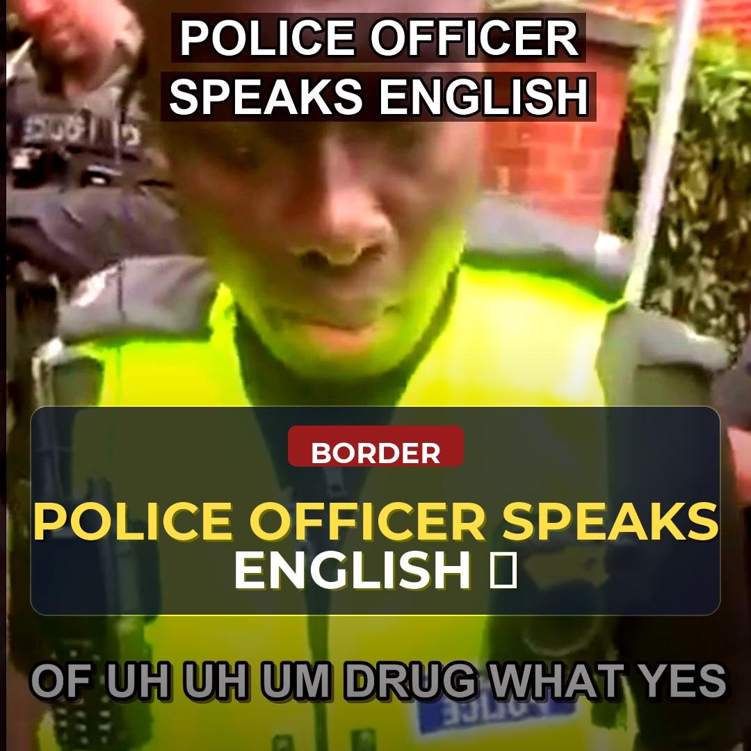 A video of a British police officer struggling to speak English has sparked widespread outrage and raised serious questions about the officer's fitness for duty. But what exactly is going on here?