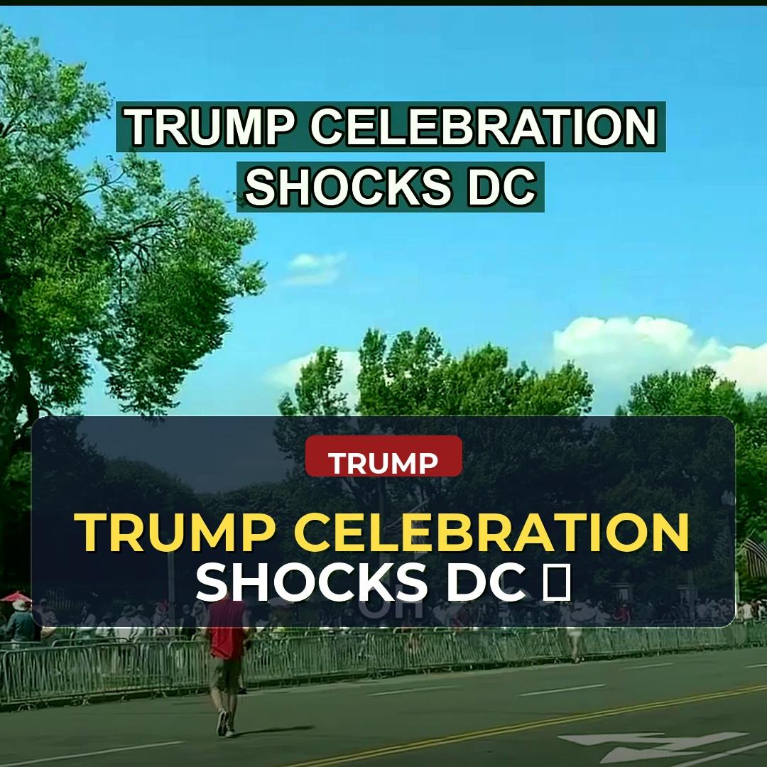 Contradicting Statements: Democrats Challenge Trump's DC Celebration Claims, Thousands of Supporters Show Up