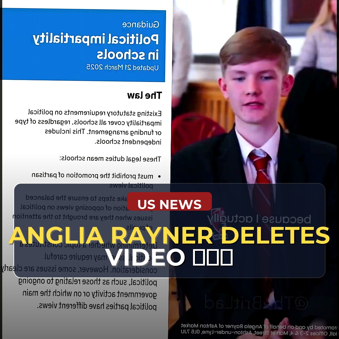 Angela Rayner Under Scrutiny Over Deleted School Video: Claims of Misleading Children and Potential Legal Breach Over Reform UK NHS Policy