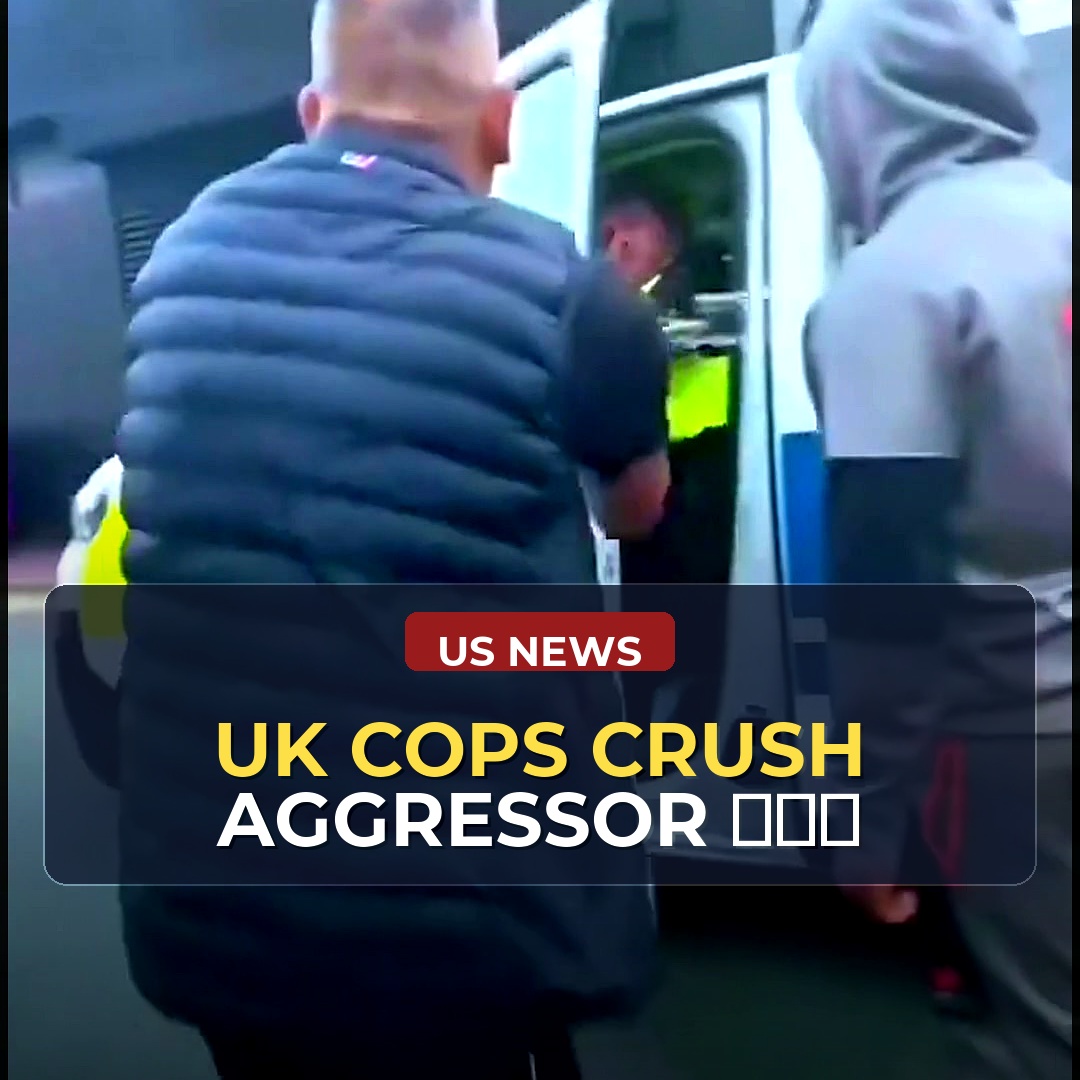 Video Captures Tense Moment: UK Suspect Strikes Officer, Attempts Escape, and Is Quickly Subdued by Multiple Responding Units, Reigniting Debate on Law Enforcement Safety and Use of Force Standards