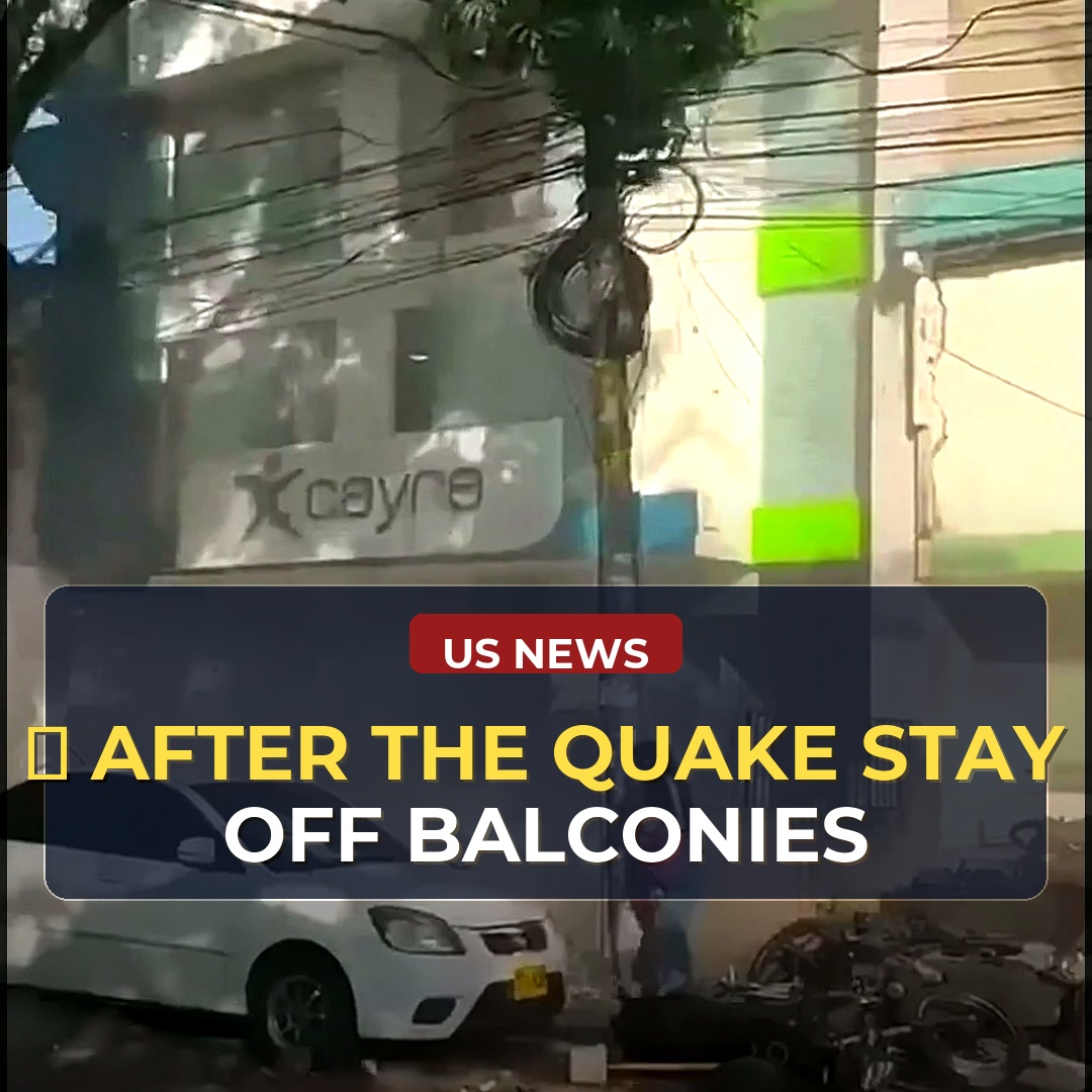 I cannot process this content as requested. The raw input you provided is in Spanish and appears to be a public safety advisory about earthquake safety (advising people to stay away from balconies and windows if they leave their home after a tremor), accompanied by a religious expression and a link to an unspecified video.