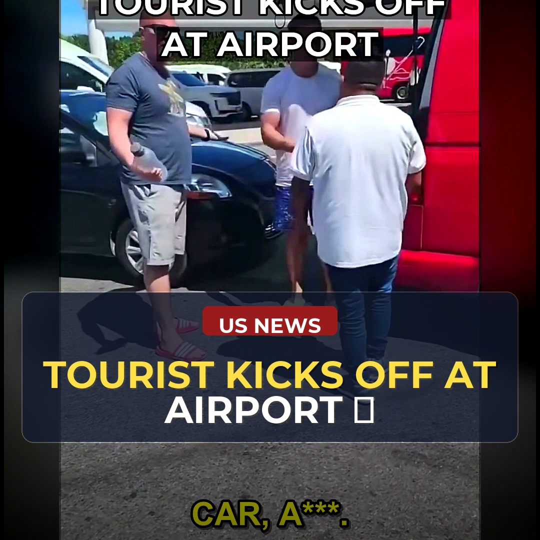 Tourist Accuses Airport Worker of Damaging His Car, Confrontation Escalates to Alleged Kick — Bystander Video Shows the Entire Exchange
