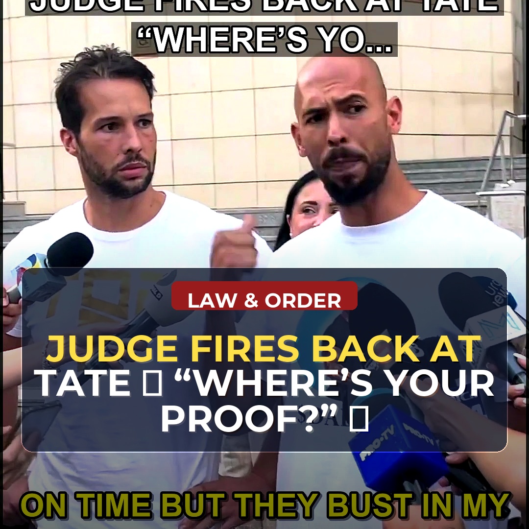 Andrew Tate Confronts Prosecutors Over Lack of Evidence in Court, Alleging a 