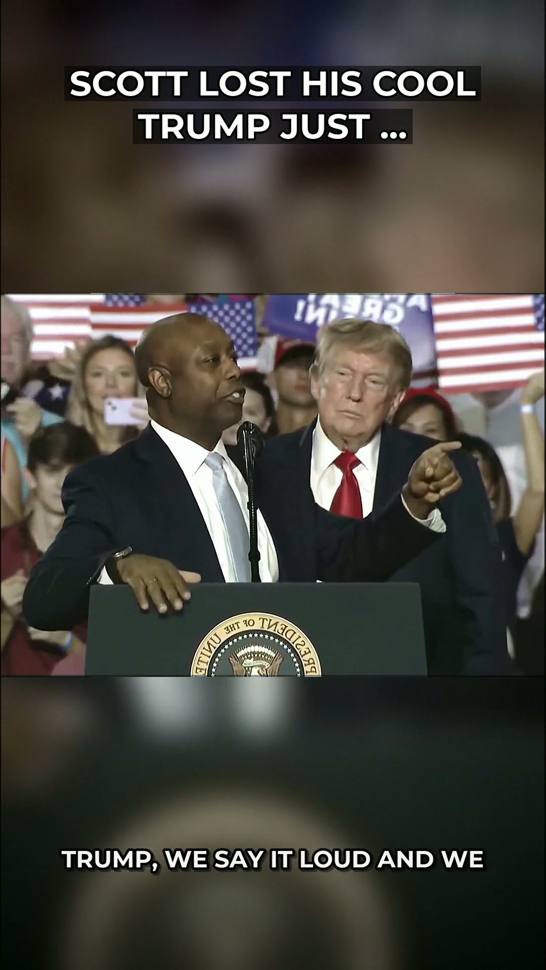 The Unscripted Moment That Electrified a Crowd: Tim Scott and the President Ignite South Carolina