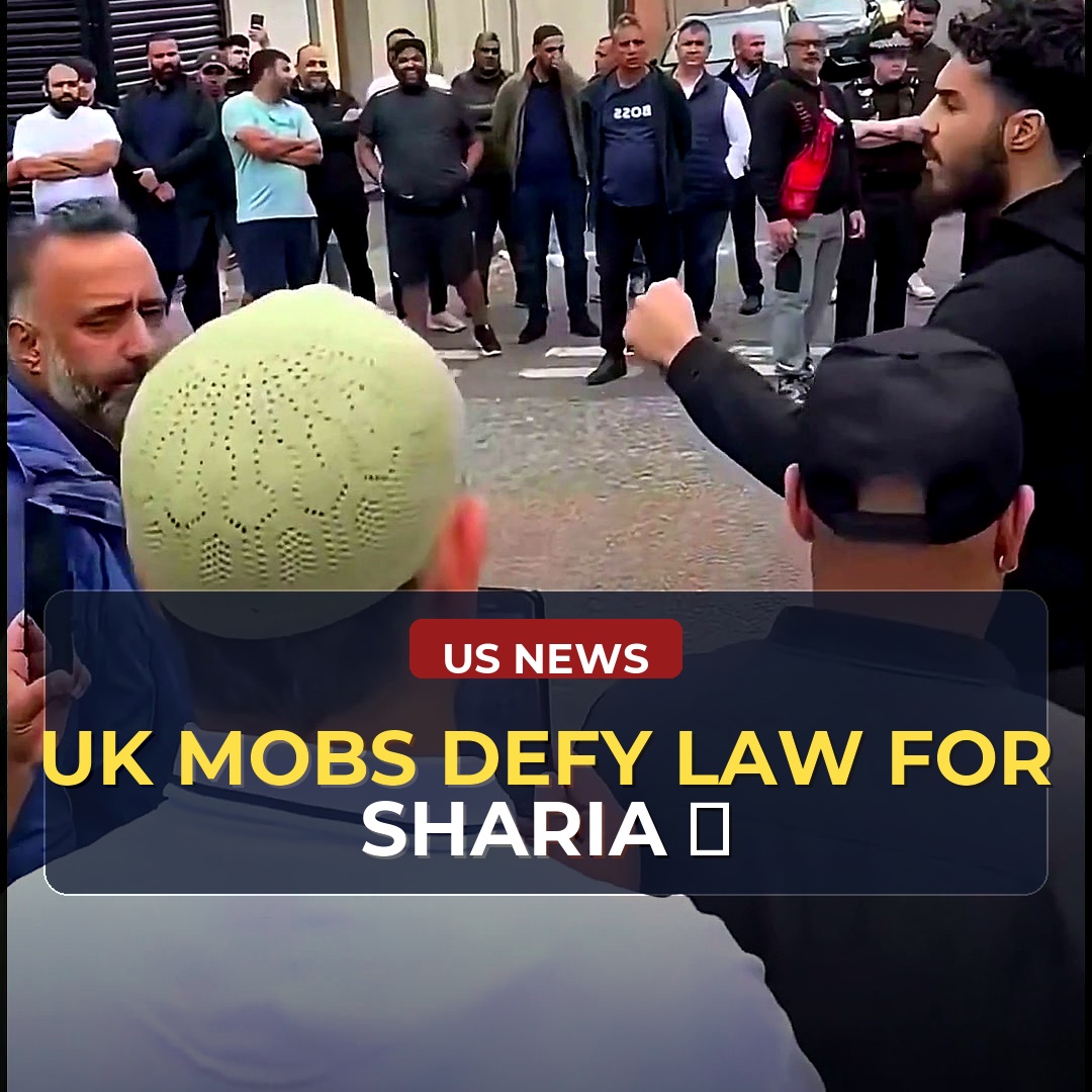 Pakistani Muslim Inbreds On The Streets Of The Uk Shouting They Dont Care For British