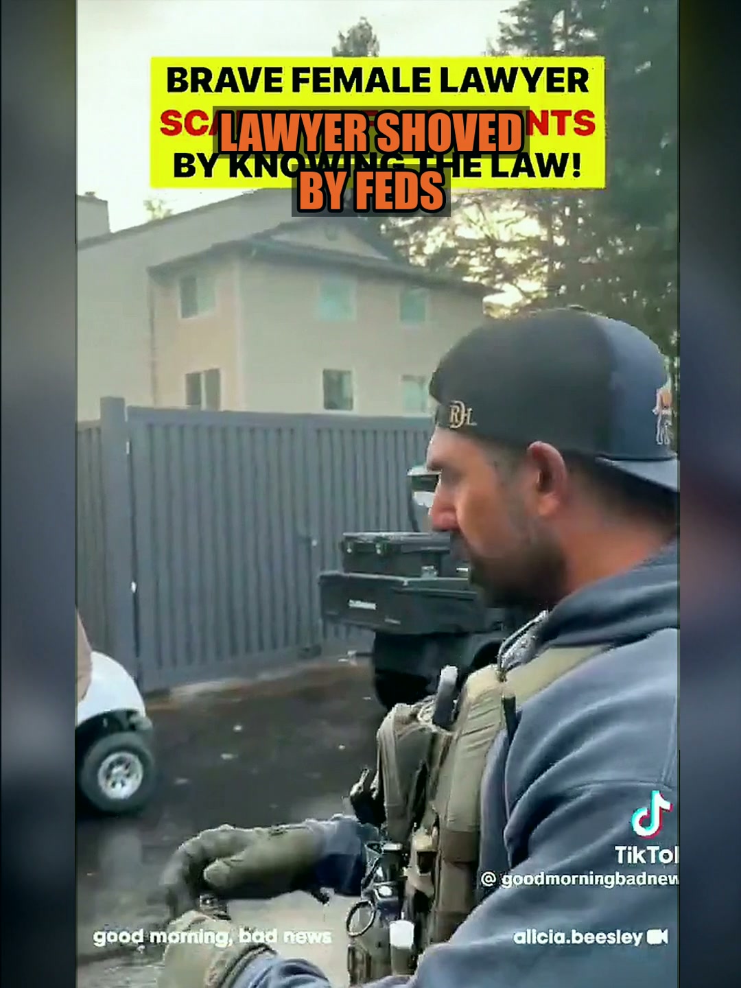 Chains, Confrontation, and a Camera: Inside the 6:30 AM Driveway Standoff That Gripped a Quiet Neighborhood